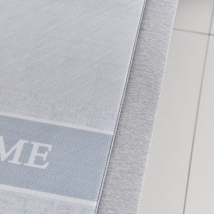 91家纺网 家纺一手货源 找家纺 小牛席业 2026新款加厚款碳光凉感印花冰丝席凉席席子 琉璃叶语-灰色