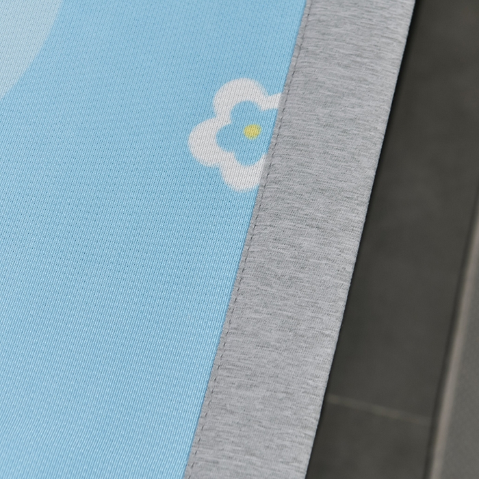 91家纺网 家纺一手货源 找家纺 小牛席业 2026新款加厚款碳光凉感印花冰丝席凉席席子 清凉夏日