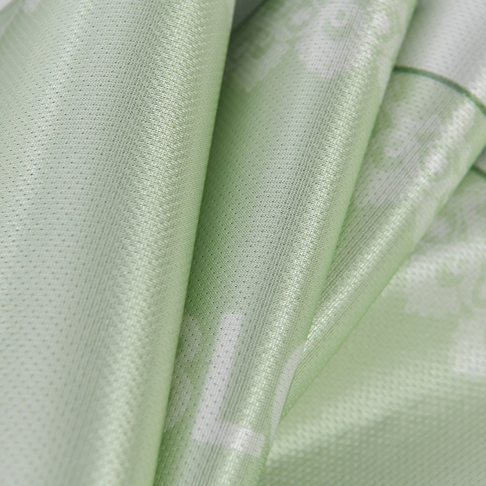 91家纺网 家纺一手货源 找家纺 小牛席业 2026新款加厚款碳光凉感印花冰丝席凉席席子 清新叶语-绿