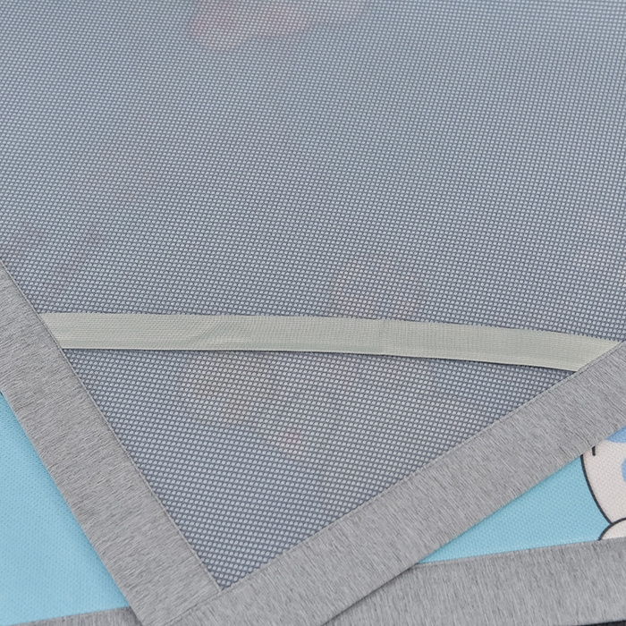 91家纺网 家纺一手货源 找家纺 小牛席业 2026新款加厚款碳光凉感印花冰丝席凉席席子 花纹小熊