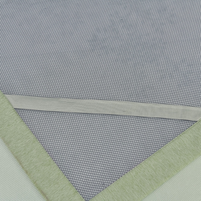 91家纺网 家纺一手货源 找家纺 小牛席业 2026新款加厚款碳光凉感印花冰丝席凉席席子 清新叶语-绿