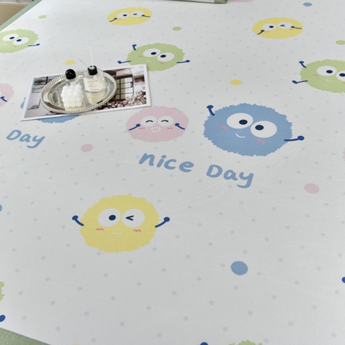 91家纺网 家纺一手货源 找家纺 小牛席业 2026新款加厚款碳光凉感印花冰丝席凉席席子(床笠款） 彩色煤球