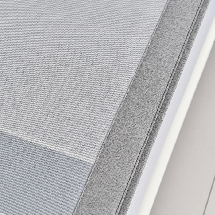 91家纺网 家纺一手货源 找家纺 小牛席业 2026新款加厚款碳光凉感印花冰丝席凉席席子(床笠款） 琉璃叶语-灰色