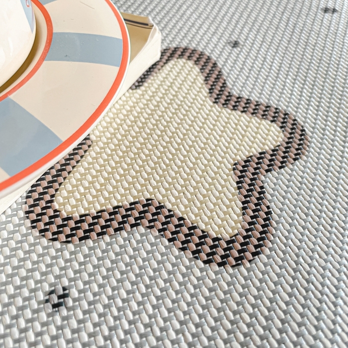 91家纺网 家纺一手货源 找家纺 柒月家居 2026新款小清新印花冰藤系列凉席席子-平铺款 夜空