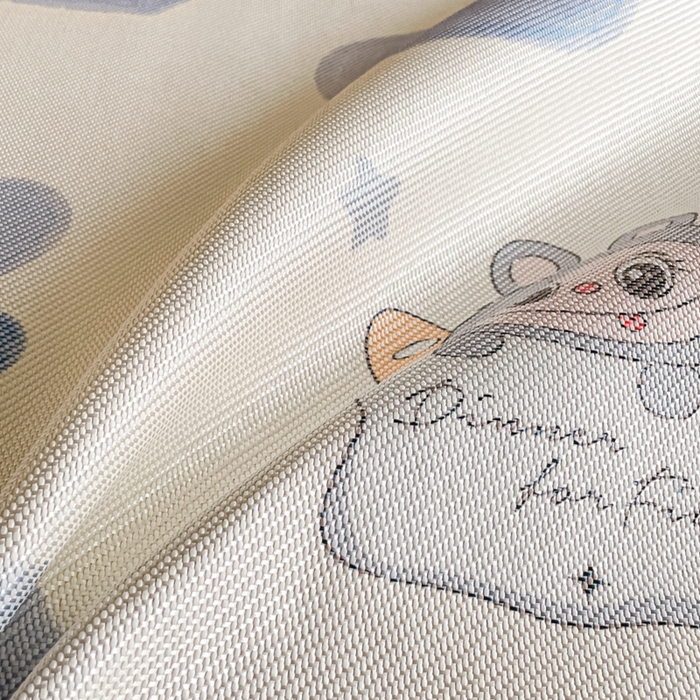 91家纺网 家纺一手货源 找家纺 柒月家居 2026新款小清新印花冰藤系列凉席席子-平铺款 爱心布布