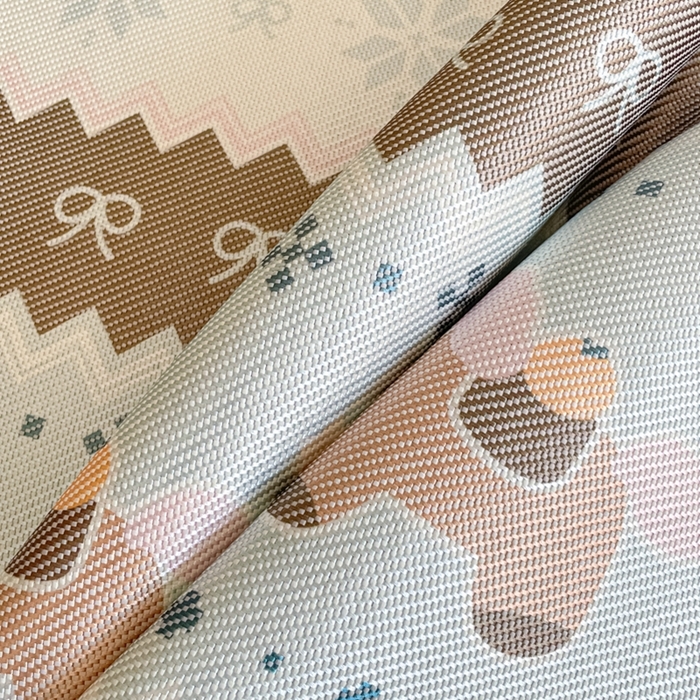 91家纺网 家纺一手货源 找家纺 柒月家居 2026新款小清新印花冰藤系列凉席席子-平铺款 小马织梦