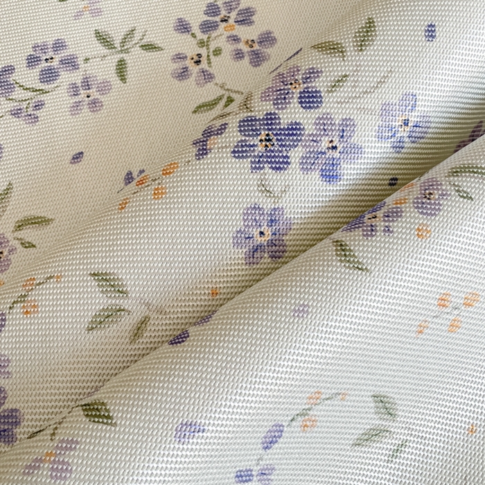 91家纺网 家纺一手货源 找家纺 柒月家居 2026新款小清新印花冰藤系列凉席席子-平铺款 紫漫