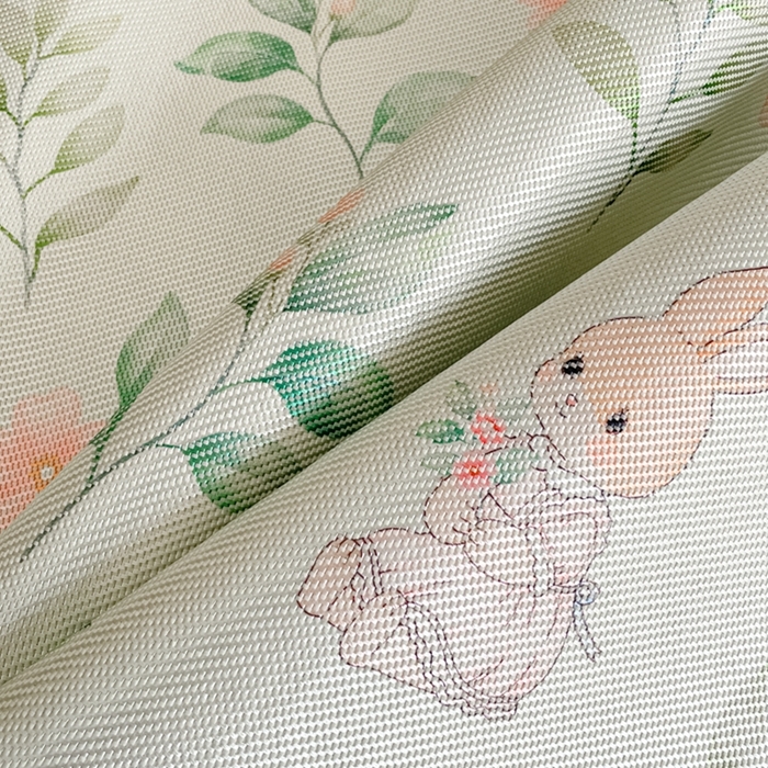 91家纺网 家纺一手货源 找家纺 柒月家居 2026新款小清新印花冰藤系列凉席席子-平铺款 青枝花间