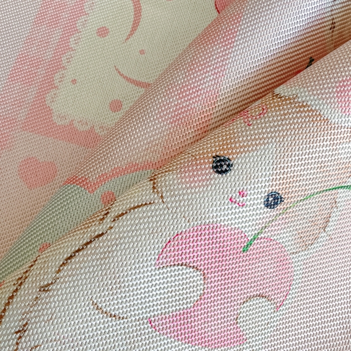 91家纺网 家纺一手货源 找家纺 柒月家居 2026新款小清新印花冰藤系列凉席席子-平铺款 甜心喵语