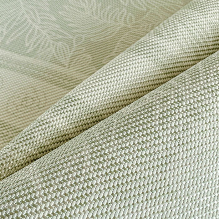 91家纺网 家纺一手货源 找家纺 柒月家居 2026新款小清新印花冰藤凉席席子-床笠款 绿茵