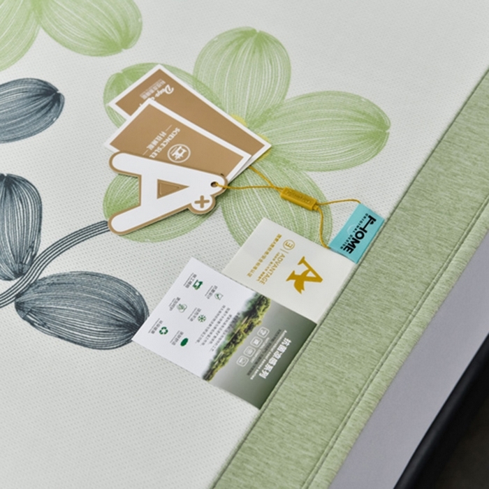 91家纺网 家纺一手货源 找家纺 （总）小牛席业 2026新款加厚款碳光凉感印花冰丝席凉席席子(床笠款）