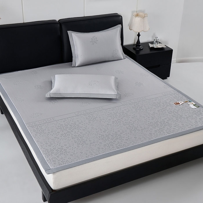 91家纺网 家纺一手货源 找家纺 （总）小牛席业 2026新款韩版小碎花冷感豆豆席凉席席子