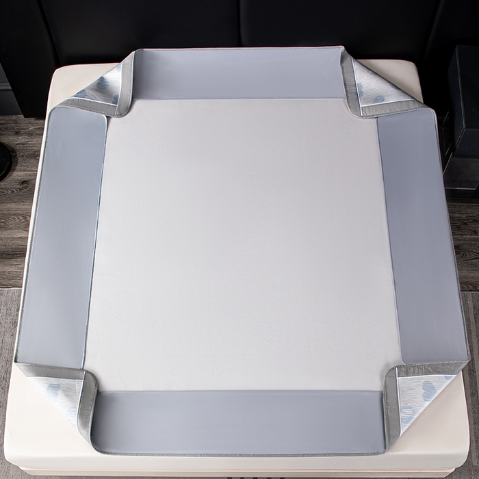 91家纺网 家纺一手货源 找家纺 （总）小牛席业 2026新款爱心凉感冰丝席凉席席子(床笠款)