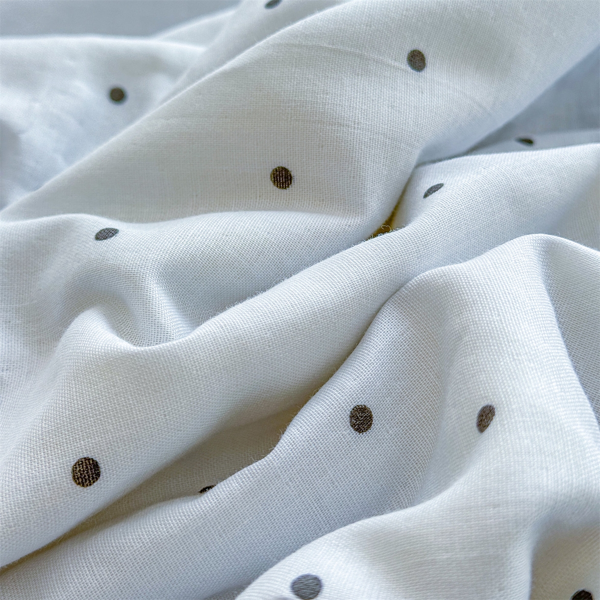 91家纺网 家纺一手货源 找家纺 （总）被窝家纺 2026春夏新款贝壳边全棉双层纱大豆夏凉被空调被夏被四件套