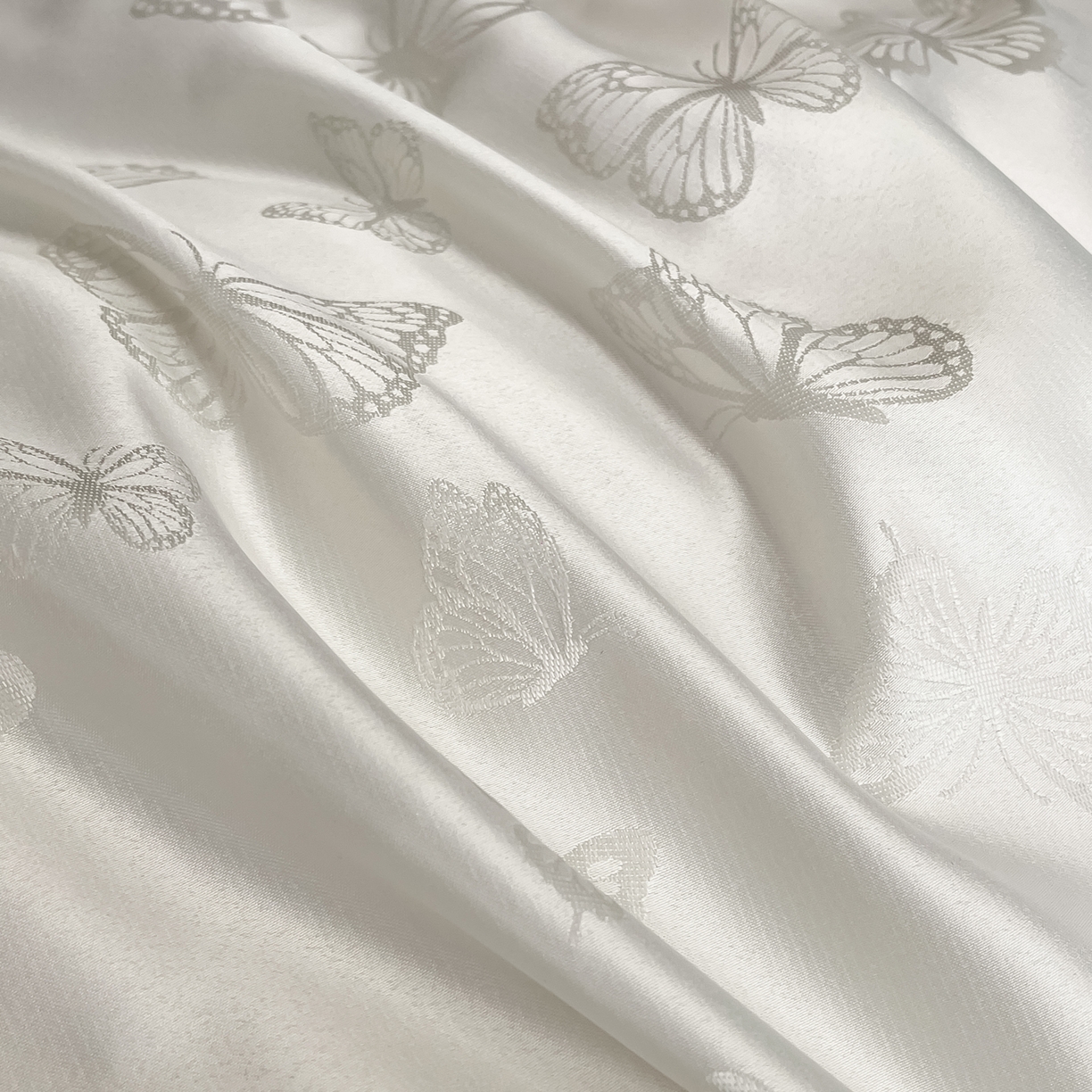 91家纺网 家纺一手货源 找家纺 （总）澳梵家居 2026新款冰丝提花水洗真丝四件套-蝶梦系列