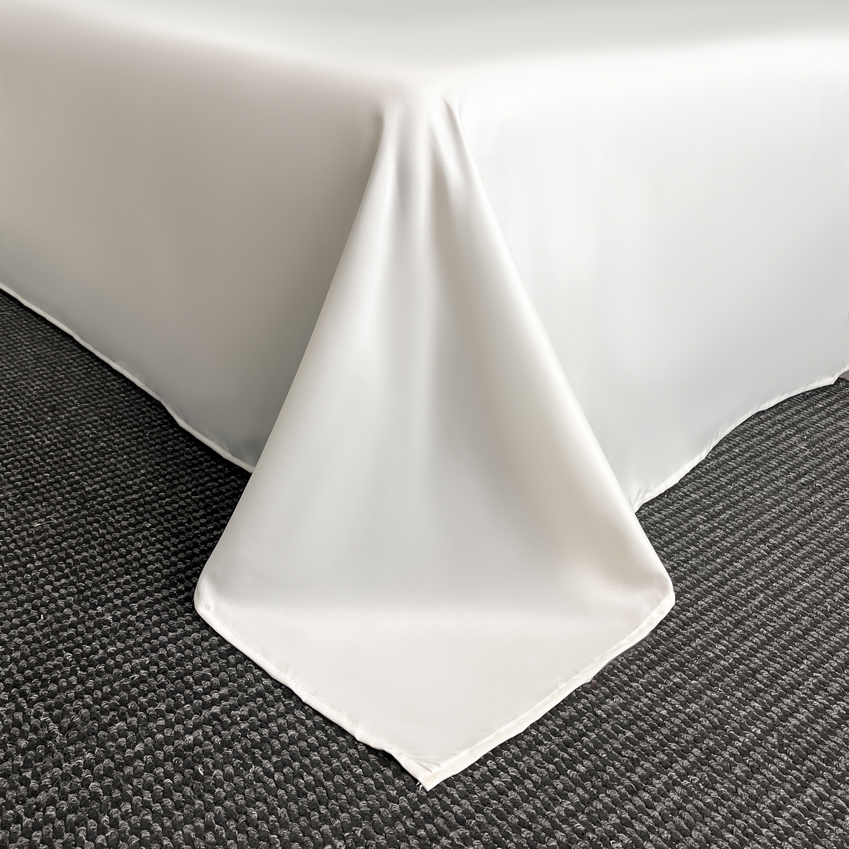 91家纺网 家纺一手货源 找家纺 澳梵家居 2026新款冰丝提花水洗真丝四件套-蝶梦系列 蝶梦-珍珠白