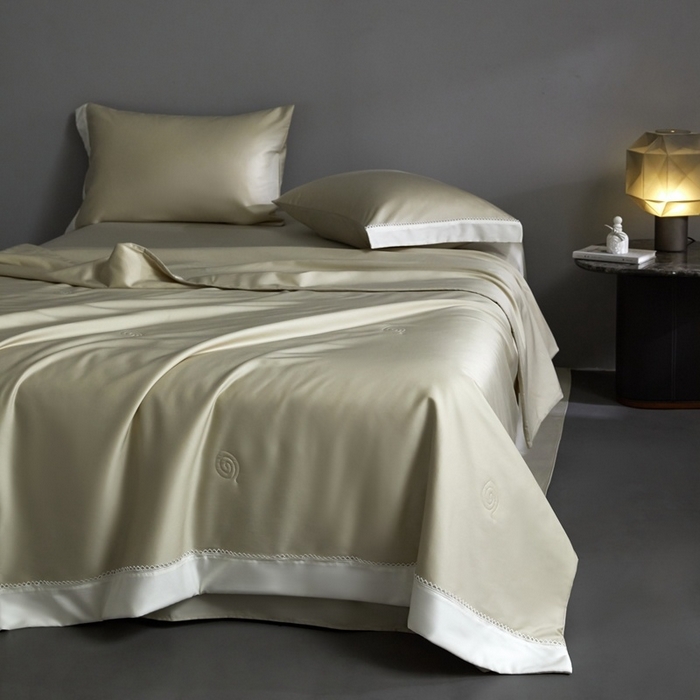 （总）金奇达家纺 2026新款茧养软夹心蚕丝四件套-丝颜悦色（单夏被全网控价不低于228元 标准号全网控价（折后券后）不低于299元 单夏被会员-40元 四件套会员-30）