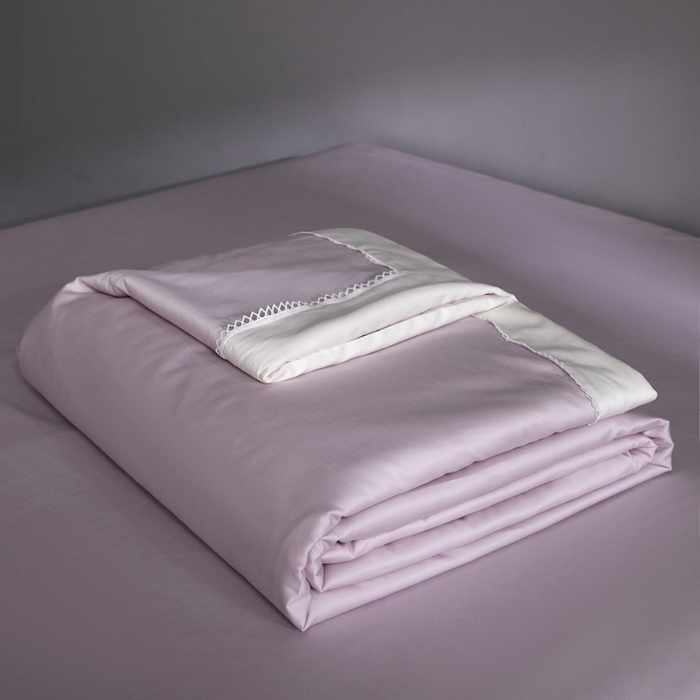 91家纺网 家纺一手货源 找家纺 金奇达家纺 2026新款茧养软夹心蚕丝四件套-丝颜悦色（标准号全网控价（折后券后）不低于299元 单夏被会员-40元 四件套会员-30） 丝颜悦色-水雾紫