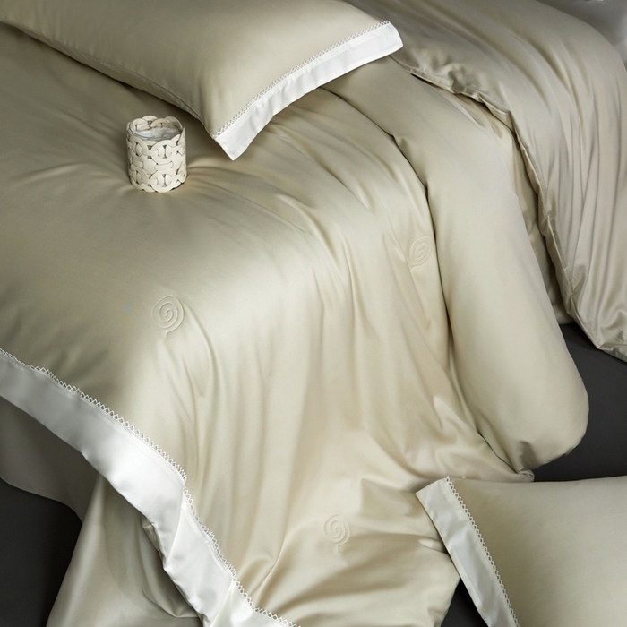 91家纺网 家纺一手货源 找家纺 金奇达家纺 2026新款茧养软夹心蚕丝四件套-丝颜悦色（标准号全网控价（折后券后）不低于299元 单夏被会员-40元 四件套会员-30） 丝颜悦色-薄荷绿