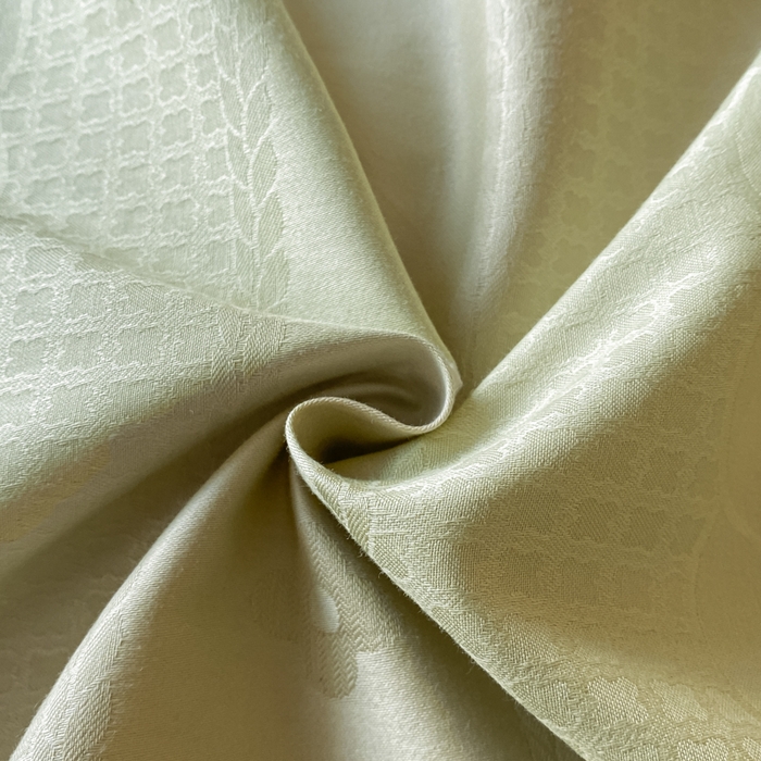 91家纺网 家纺一手货源 找家纺 琪格格纺织 2026新款纯棉全棉60s贡缎轻奢大提花四件套 纯棉贡缎 麦穗绿