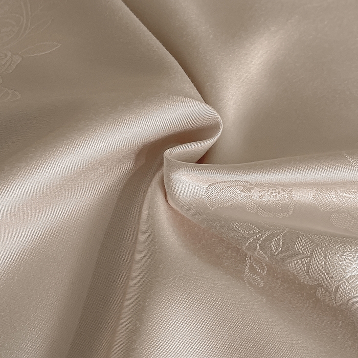 91家纺网 家纺一手货源 找家纺 琪格格纺织 2026新款纯棉全棉60s贡缎轻奢大提花四件套 纯棉贡缎 花淡妍