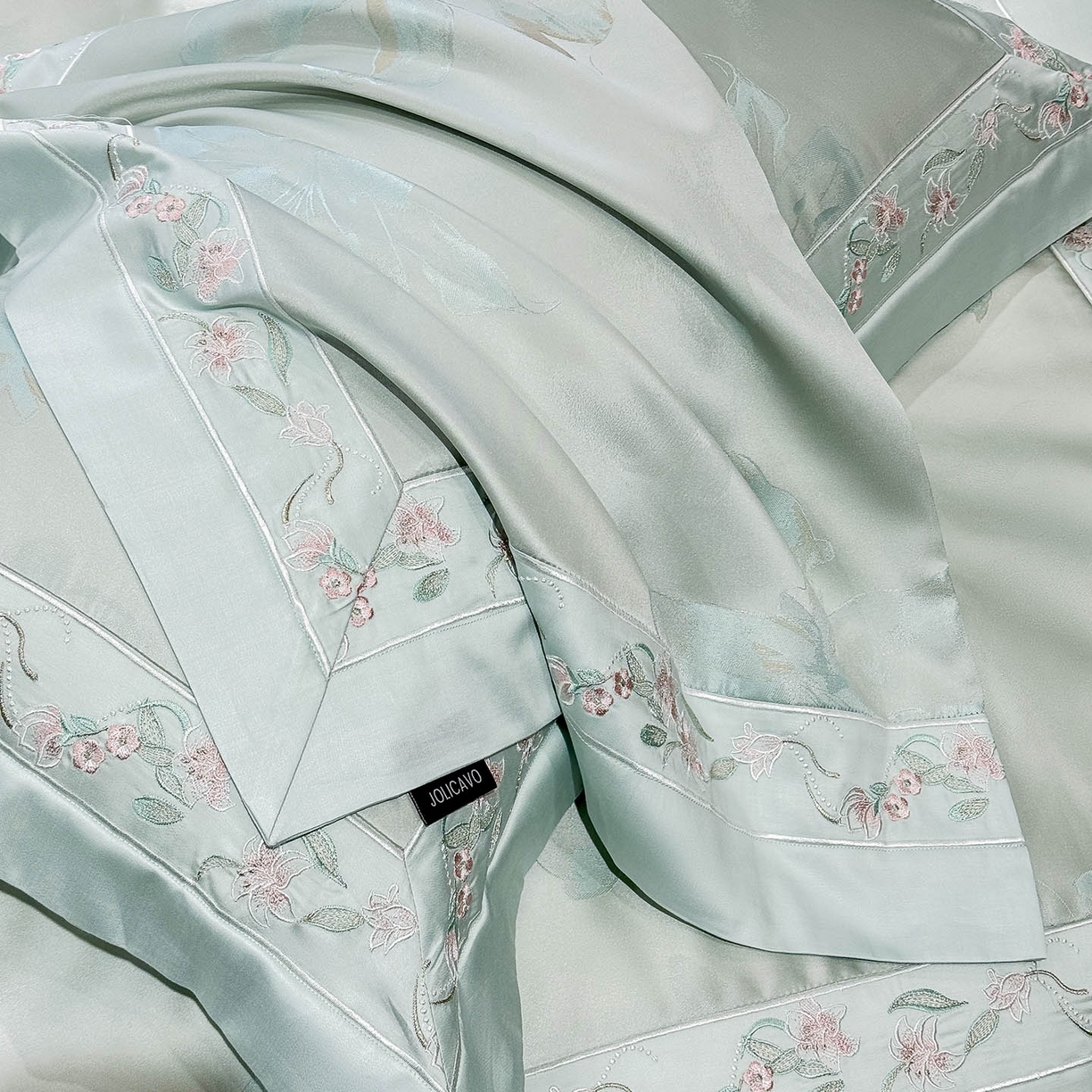 91家纺网 家纺一手货源 找家纺 （总）2026新款轻奢风A类厚织提花长绒棉纯棉四件套100全棉高档重工刺绣被套床单床笠