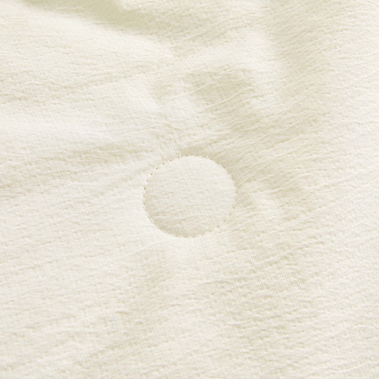 91家纺网 家纺一手货源 找家纺 晓时候 2026A类云感双层纱夏被四件套新疆棉花被无染夏凉被空调被 云朵白+青竹绿