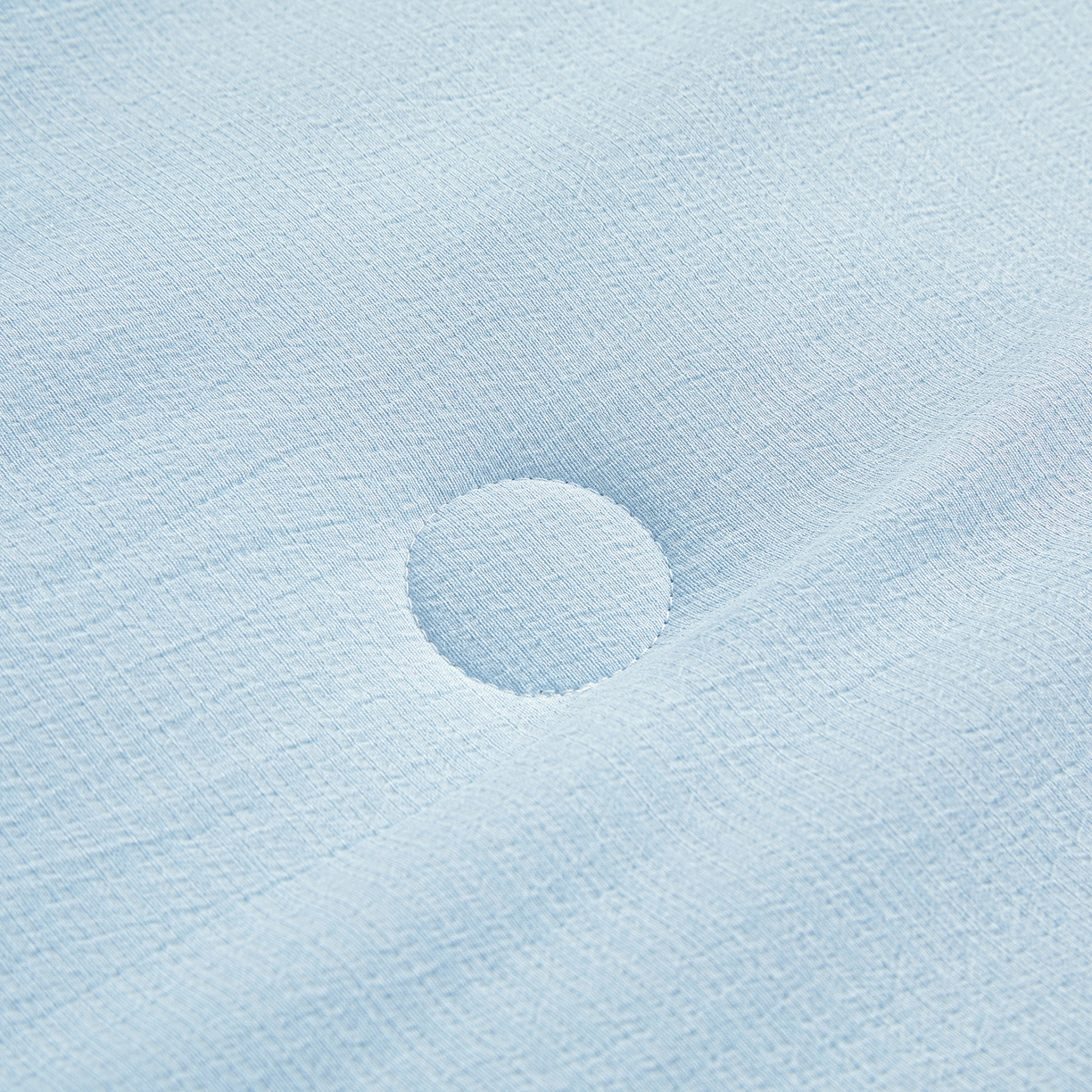 91家纺网 家纺一手货源 找家纺 晓时候 2026A类云感双层纱夏被四件套新疆棉花被无染夏凉被空调被 青春蓝