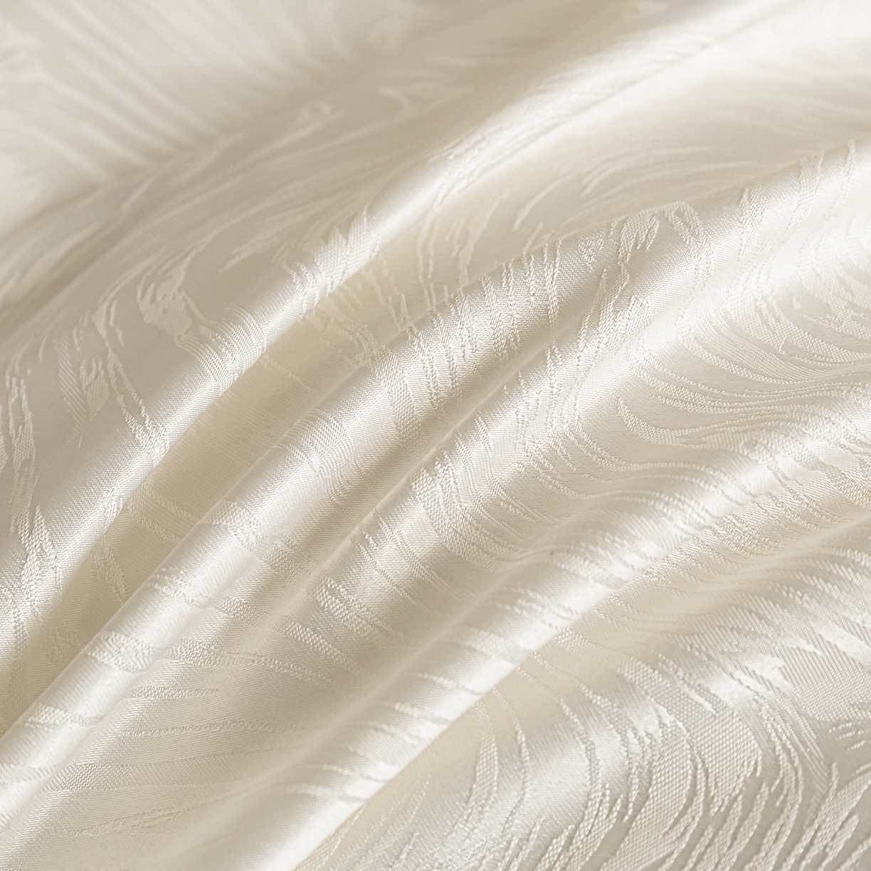 91家纺网 家纺一手货源 找家纺 悦织湾家纺 2026春夏新款亲肤冰丝提花四件套 星空（奶白）