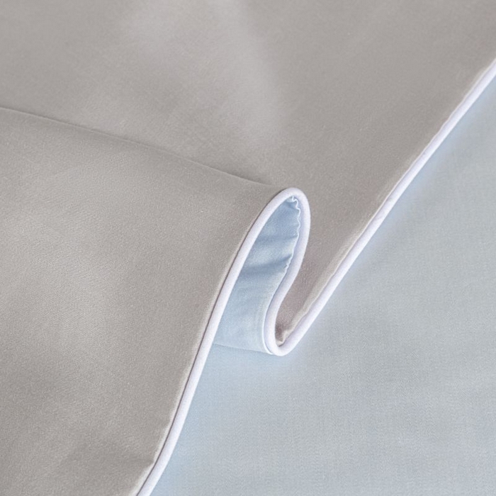 91家纺网 家纺一手货源 找家纺 悦织湾家纺 2026春夏新款麻绳款冰丝夏被夏凉被空调被 麻绳款夏被-青灰+碧湖兰