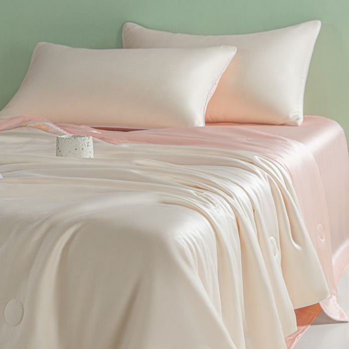 91家纺网 家纺一手货源 找家纺 （总）悦织湾家纺 2026春夏新款麻绳款冰丝夏被夏凉被四件套