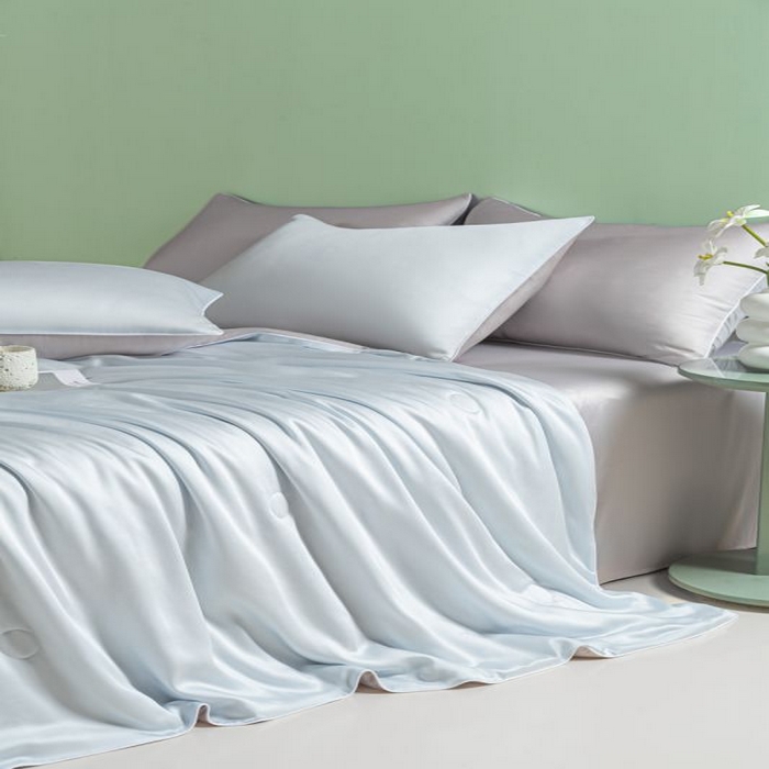 91家纺网 家纺一手货源 找家纺 （总）悦织湾家纺 2026春夏新款麻绳款冰丝夏被夏凉被四件套