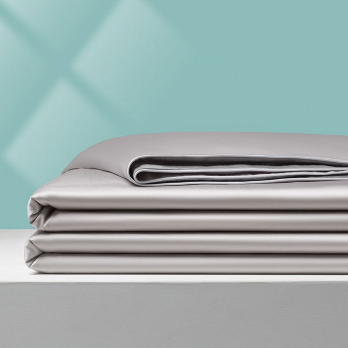 91家纺网 家纺一手货源 找家纺 悦织湾家纺 2026春夏新款麻绳款冰丝夏被夏凉被四件套 麻绳款夏被-青灰+高级灰