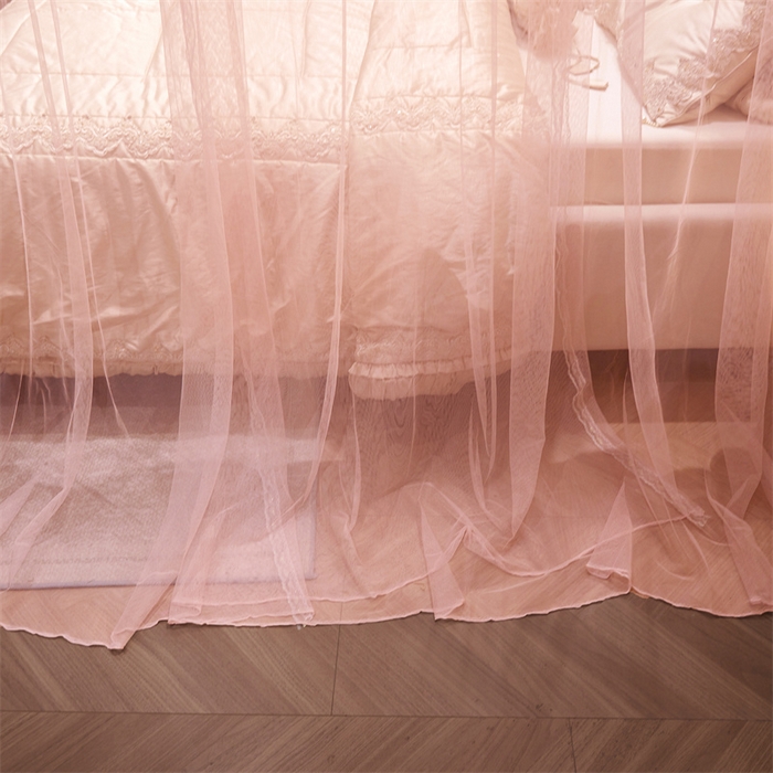 91家纺网 家纺一手货源 找家纺 舞夜盛世 2026新款超大空间加密加厚导轨款蚊帐-D-01 D-01-玉色