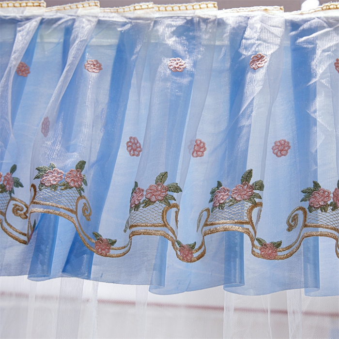 91家纺网 家纺一手货源 找家纺 （总）舞夜盛世 2026新款超大空间加密加厚导轨款蚊帐-D-01