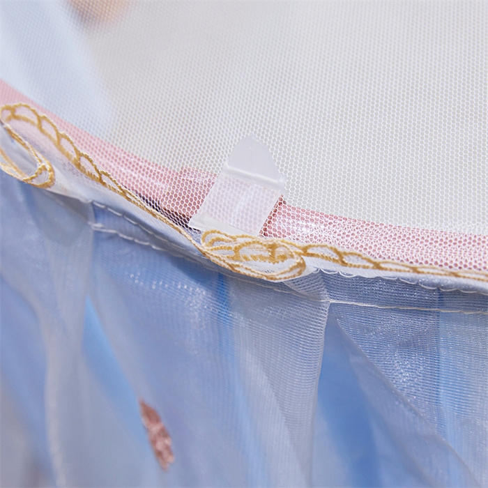 91家纺网 家纺一手货源 找家纺 舞夜盛世 2026新款超大空间加密加厚导轨款蚊帐-D-01 D-01-蓝白