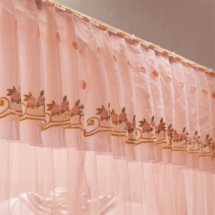 91家纺网 家纺一手货源 找家纺 舞夜盛世 2026新款超大空间加密加厚导轨款蚊帐-D-01 D-01-玉色