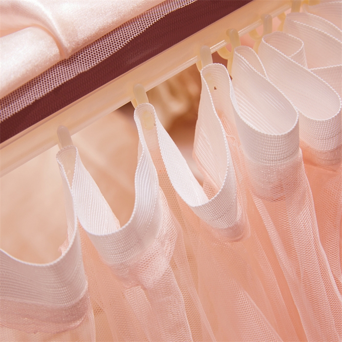 91家纺网 家纺一手货源 找家纺 舞夜盛世 2026新款超大空间加密加厚导轨款蚊帐-D-01 D-01-玉色