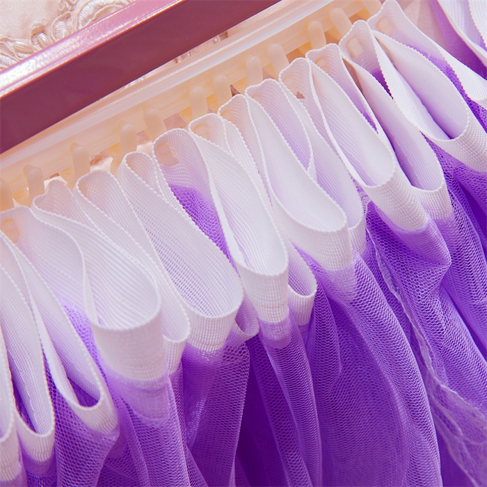 91家纺网 家纺一手货源 找家纺 舞夜盛世 2026新款超大空间加密加厚导轨款蚊帐-D-01 D-01-紫色