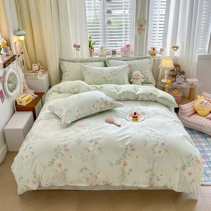 91家纺网 家纺一手货源 找家纺 （总）绵庭家纺 2026新款全棉印花四件套