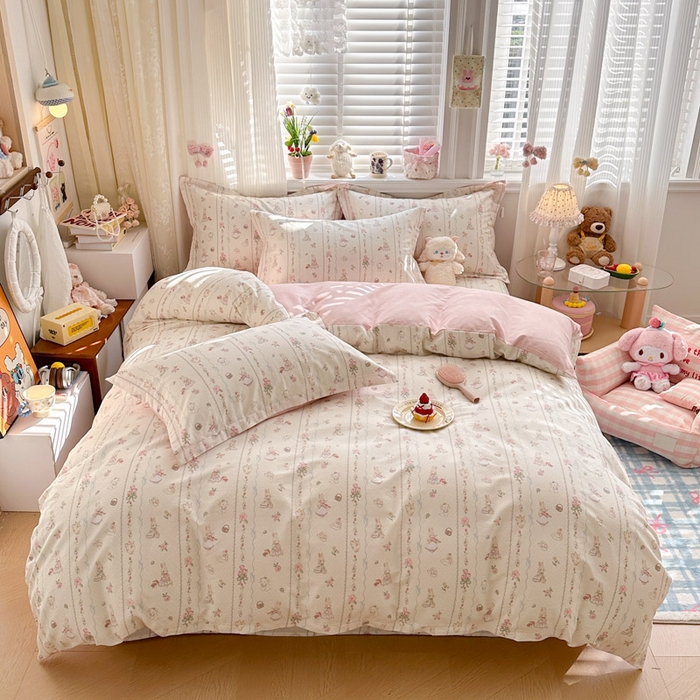 91家纺网 家纺一手货源 找家纺 （总）绵庭家纺 2026新款全棉印花四件套