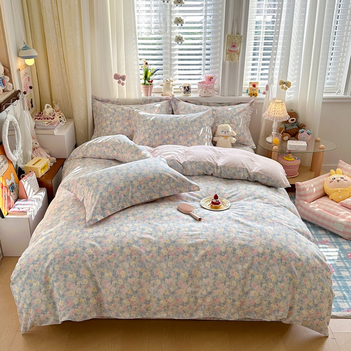 91家纺网 家纺一手货源 找家纺 （总）绵庭家纺 2026新款全棉印花四件套