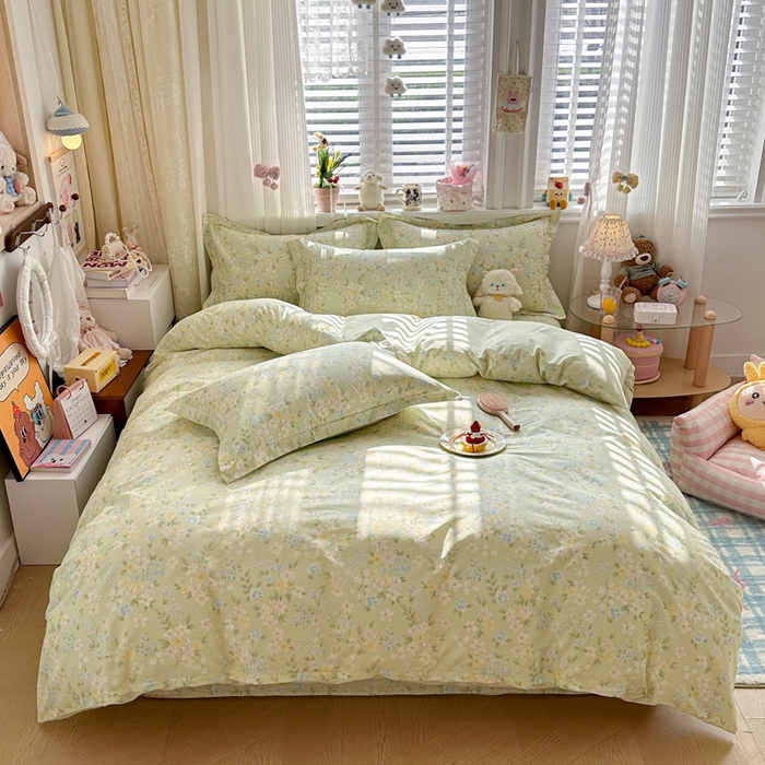 91家纺网 家纺一手货源 找家纺 （总）绵庭家纺 2026新款全棉印花四件套