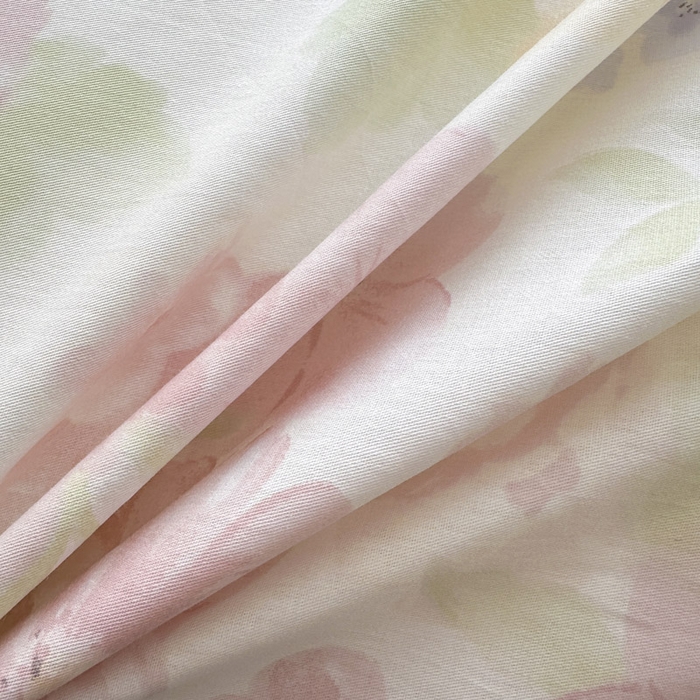 91家纺网 家纺一手货源 找家纺 绵庭家纺 2026新款全棉印花四件套 雾里浅花