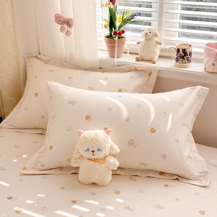 91家纺网 家纺一手货源 找家纺 绵庭家纺 2026新款全棉印花四件套 园可可