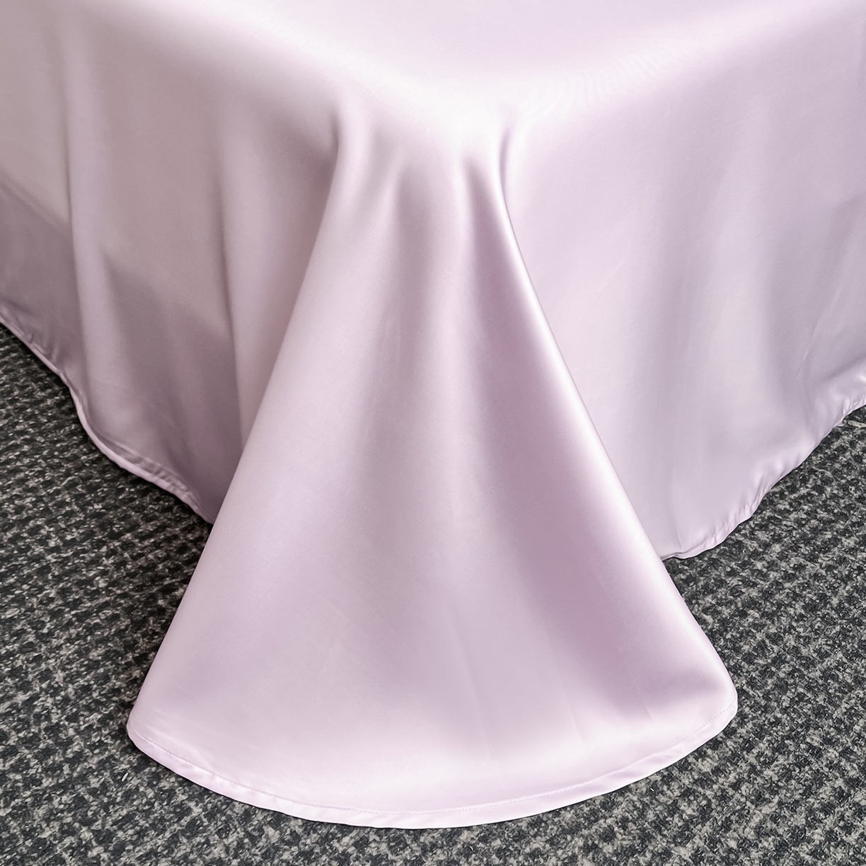 91家纺网 家纺一手货源 找家纺 置顶家纺 2026新款水洗天丝夏被四件套-花汐子 花汐子-白+香芋紫