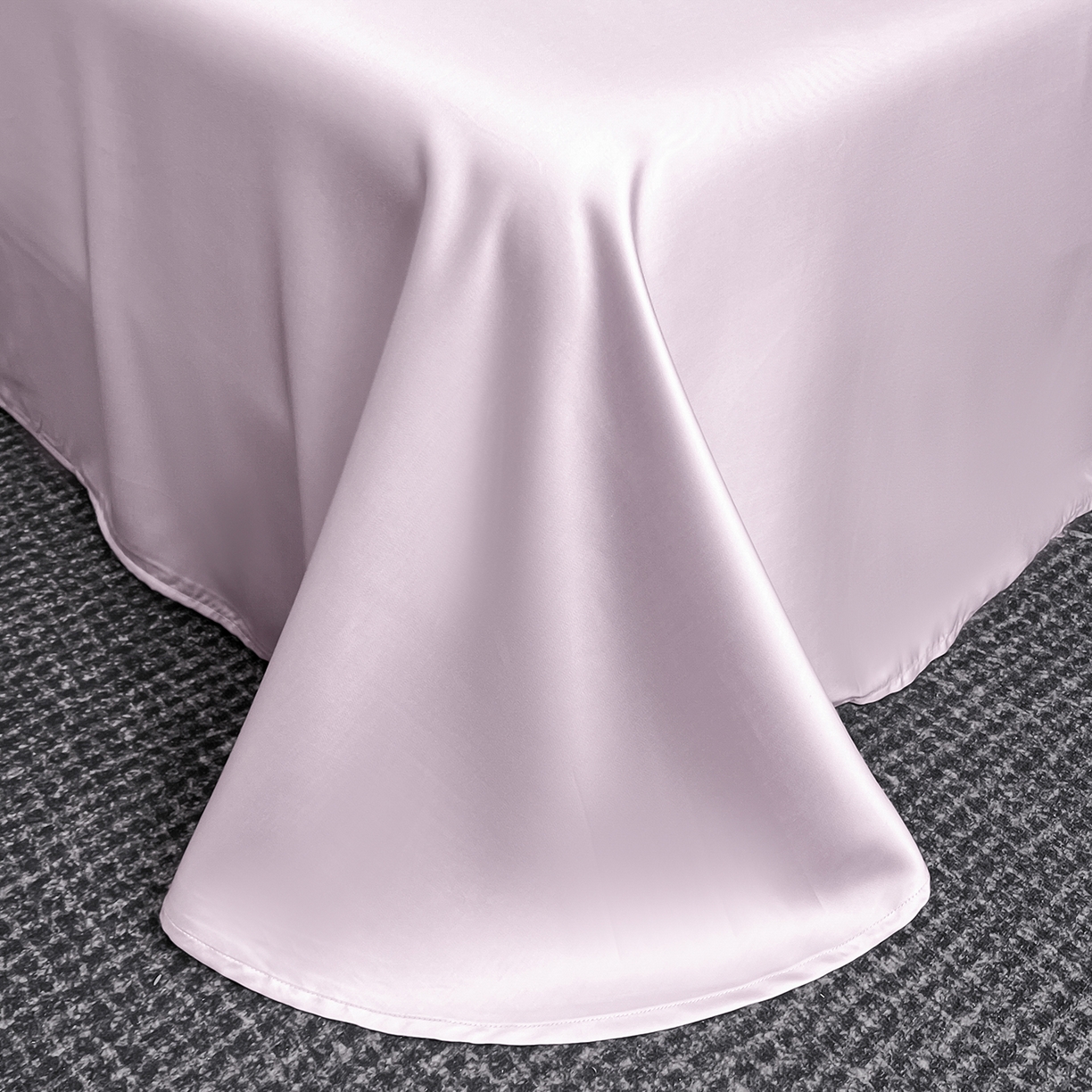 91家纺网 家纺一手货源 找家纺 置顶家纺 2026新款水洗天丝夏被四件套-花汐子 花汐子-香芋紫