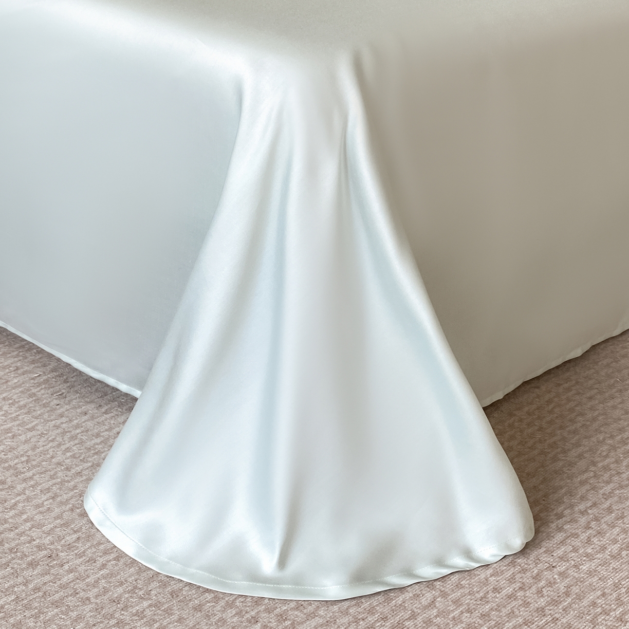 91家纺网 家纺一手货源 找家纺 置顶家纺 2026新款水洗天丝夏被四件套-夏日甜甜 夏日甜甜-浅蓝