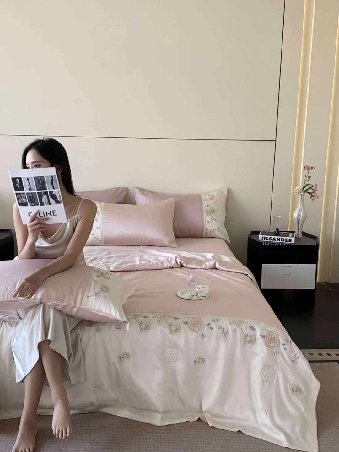 91家纺网 家纺一手货源 找家纺 （总）置顶家纺 2026新款水洗天丝夏被四件套-夏日甜甜