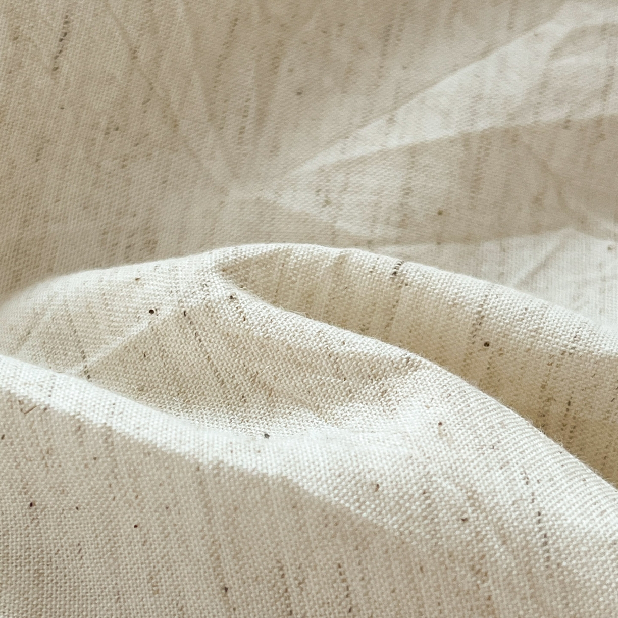 91家纺网 家纺一手货源 找家纺 一加一 2026春夏新款全棉纯棉色织水洗棉麻毛巾绣大豆夏被-心心相依 棉麻音符-奶白